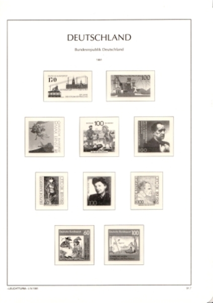 Německo - Spolková republika - 1991 - SF